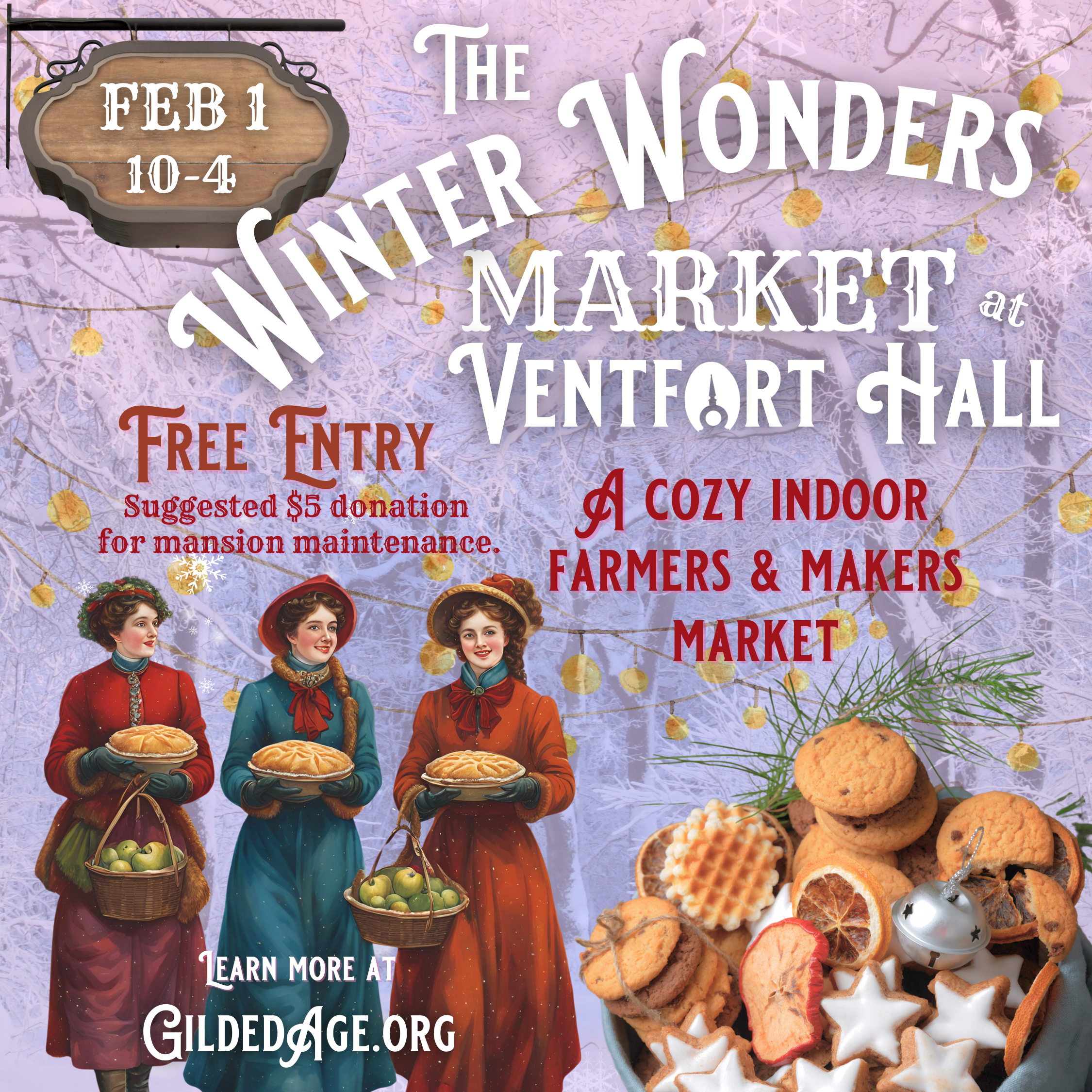 The Winter Wonders Market: A cozy indoor farmers & makers market | Saturday Feb 1 from 10am to 4pm