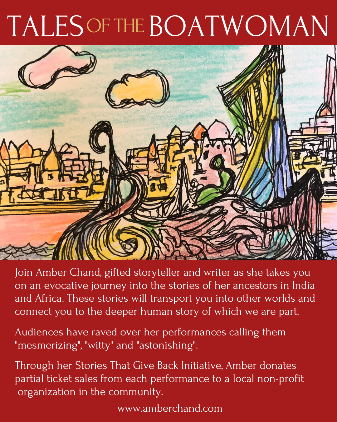 Storytelling | Tales of the Boatwoman | September 13 at 3:30 pm