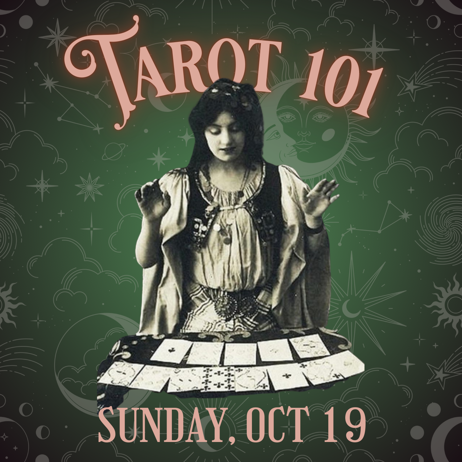 Tarot 101 | Sunday, October 19 from 11 am to 2:00 pm
