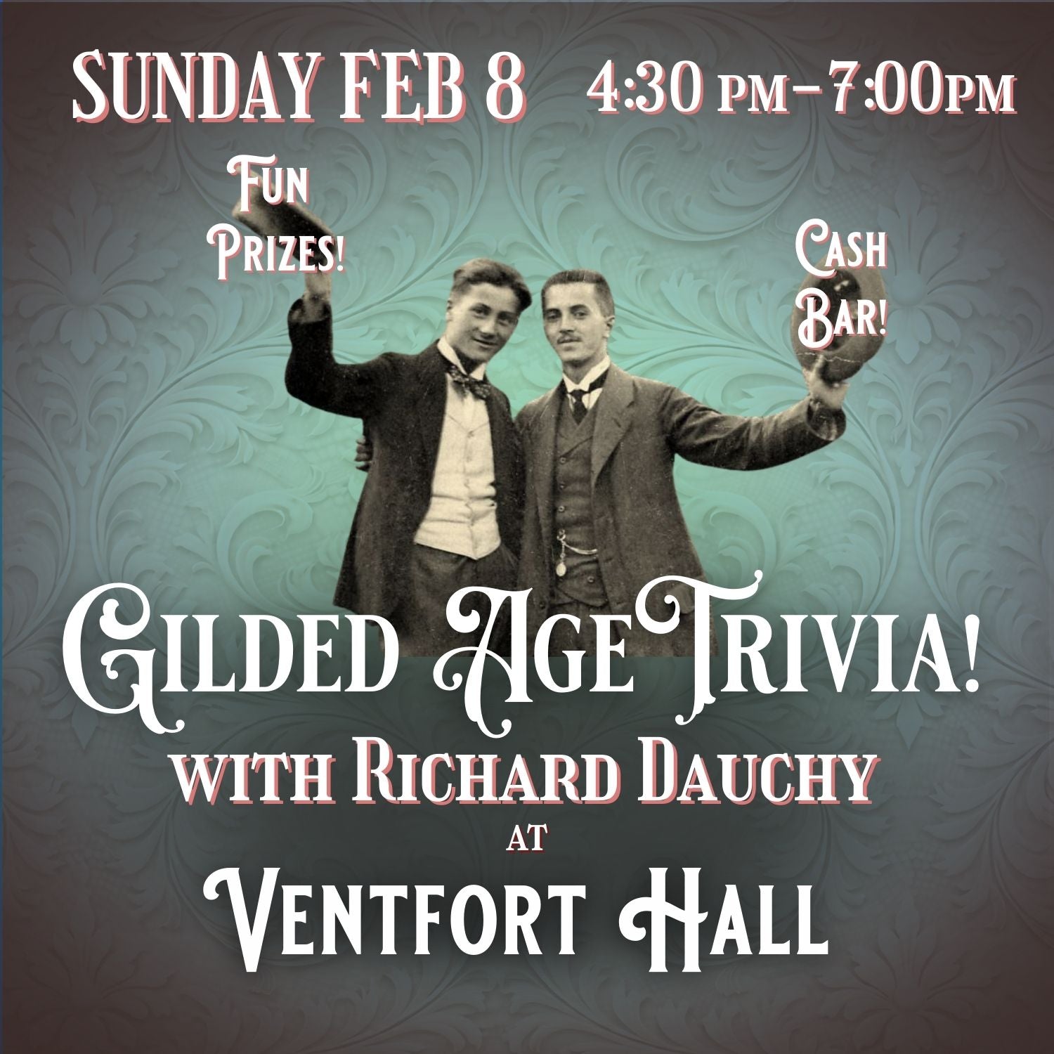 Gilded Age Trivia | Sunday, February 8 at 4:30pm
