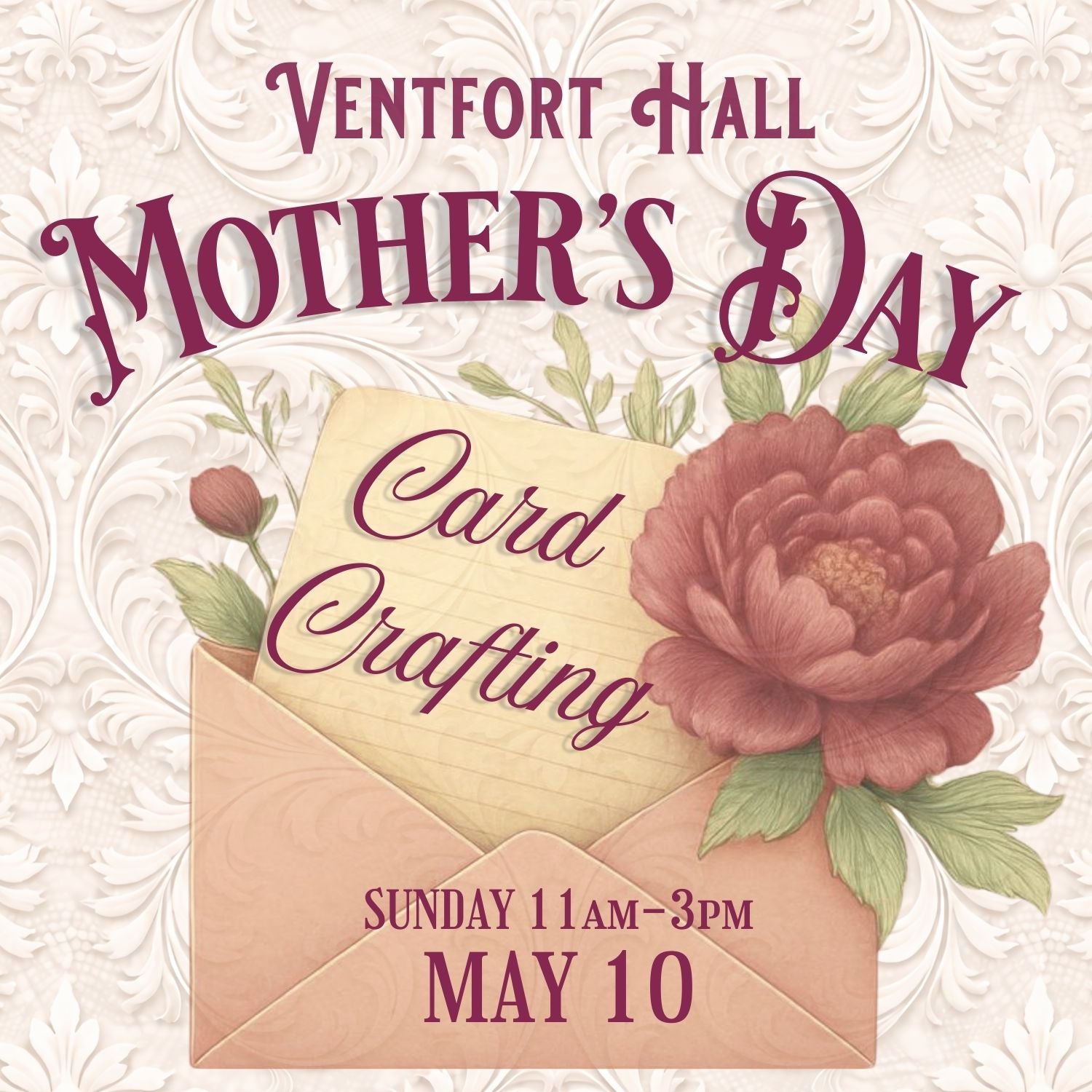 Mother's Day Card Making Craft Hour | Sunday, March 10 from 10 am to 3 pm