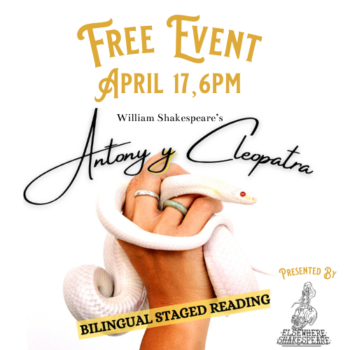 FREE: Bilingual reading of Shakespeare's Antony y Cleopatra
